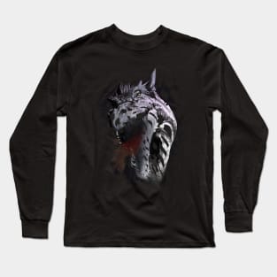 Dragon abstract cubes Long Sleeve T-Shirt